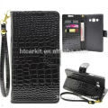 Book style card PU Wallet Mobile case For Samsung Galaxy A7 With Stand
